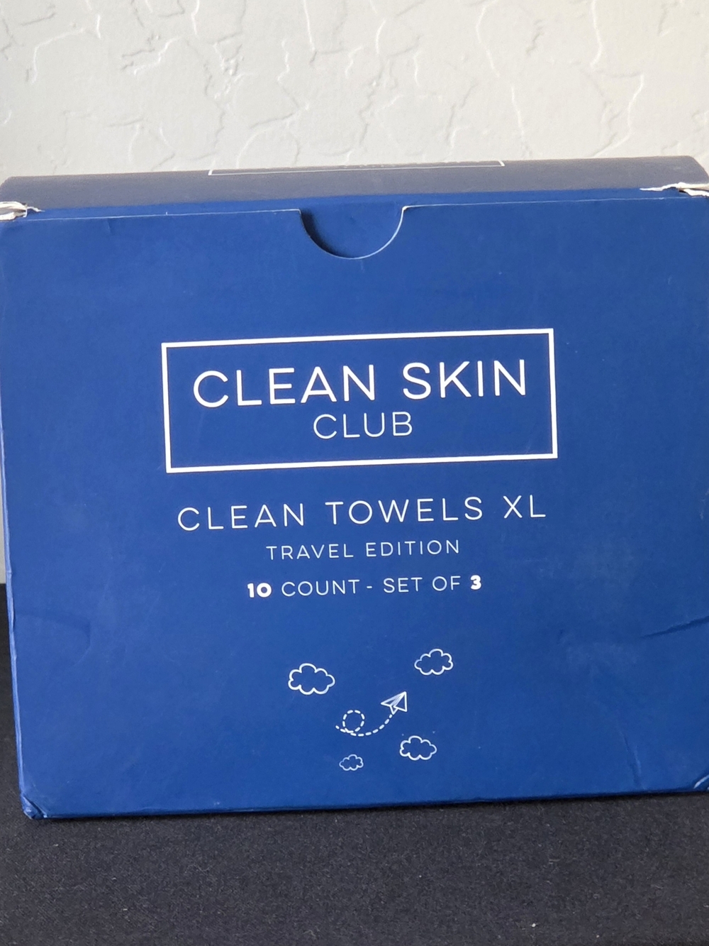 Clean Skin Club Clean Towels XL Travel Edition - Blue (Set of 3)